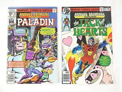 Buy Marvel Premiere #43 #44 Lot Paladin Jack Of Hearts (1978 Marvel Comics) VF • 7.92£