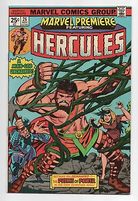 Buy Marvel Premiere #26 (1975) FNVF 1st Solo Headlining Hercules • 10.42£