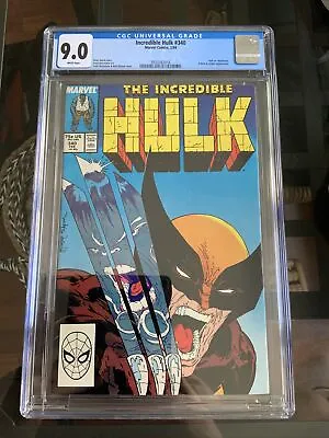 Buy The Incredible Hulk #340 - 9.0 CGC - Hulk Vs. Wolverine • 166.23£