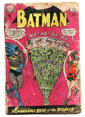 Buy Batman #171 -- Comic Book -- 1965 -- 1st Silver Age Riddler -- DC -- FR • 260.90£