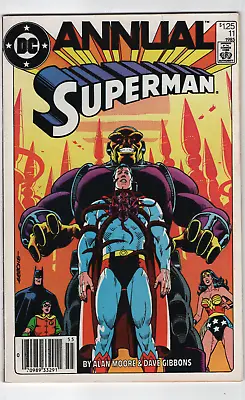 Buy Superman Annual #11 1985 1st Appearance Of Black Mercy Moore Newsstand DC Comic • 70.98£