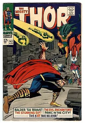 Buy The Mighty Thor 143 1967 1st Appearance Enchanters 3 + Living Tailsman Key Issue • 40.02£