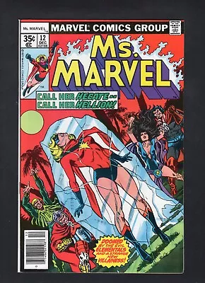 Buy Ms. Marvel #12 Vol. 1 Newsstand Marvel Comics '77 VF/NM • 17.53£