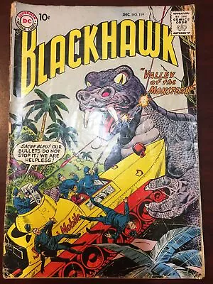Buy Blackhawk #119 - Dec 1957 - DC Comic Book -Fair- • 70.10£