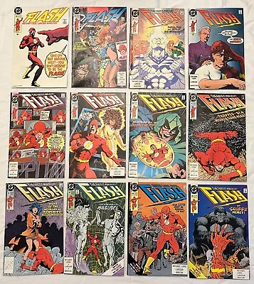 Buy Flash #s 34 35 36 37 38 39 40 41 42 43 44 45 DC Comics 1990 • 22.51£