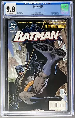 Buy Batman #608 1st Print CGC 9.8 Hush Storyline Begins Jim Lee Cover & Art • 102.81£