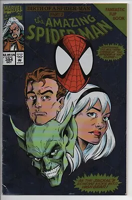 Buy The Amazing Spider-Man 394 Marvel Comic 1994 Fantastic Flip Book Jackal Traveler • 7.67£