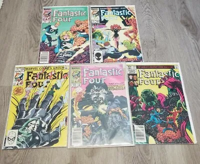 Buy Fantastic Four VINTAGE Comic Book Lot. 5 Comics- ISSUE# 256,258,259,260,286 • 28.02£