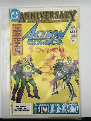 Buy 1983 ACTION COMICS SUPERMAN Comic Book Issue #544 New Luthor & Brainiac Key • 11.86£