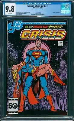 Buy Crisis On Infinite Earths #7 CGC NM/MT 9.8 Death Of Supergirl • 233.23£