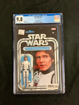 Buy Star Wars #74 CGC 9.8 JTC Christopher Exclusive Variant Cover Marvel Han Solo • 100.43£
