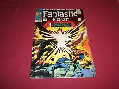 Buy BX2 Fantastic Four #53 Marvel 1966 Comic 4.5 Silver Age 2ND BLACK PANTHER! • 65.92£