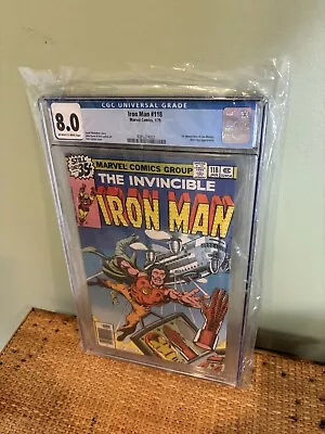 Buy Iron Man 118 CGC 8.0 1st Jim Rhodes • 55.97£
