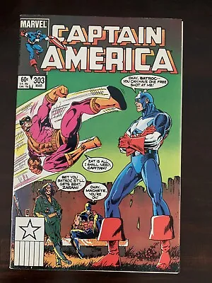 Buy Captain America #303  Comic MARVEL Comics 1985 KEY Shield Origin High Grade • 11.99£