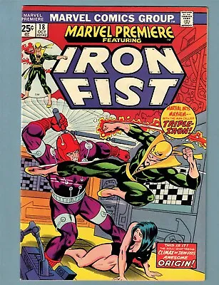 Buy MARVEL PREMIERE #18 NM (9.4) - WHITE *4th Appearance & Origin Of IRON FIST* • 83.95£