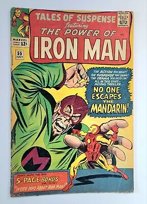 Buy TALES OF SUSPENSE #55 (1964) Silver Age Marvel Comics 3rd Appearance Of Mandarin • 55.97£