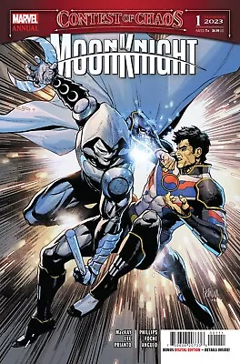 Buy Moon Knight Annual #1 8/30/23 Marvel Comics 1st Print Yu Cover Chaos • 2.84£