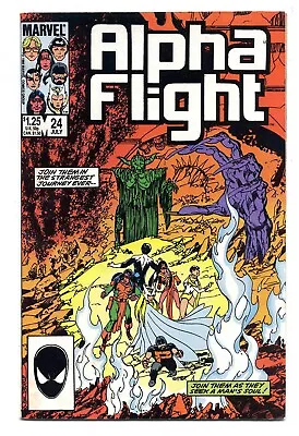 Buy Alpha Flight #24 (Marvel 1985, Vf+ 8.5) By John Byrne; 48 Page Giant • 2.25£