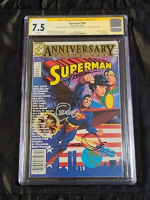 Buy DC 1984 Superman #400 CGC 7.5 SIGNED X4 Jim Steranko/Walt Simonson/Grell/Janson! • 238.33£