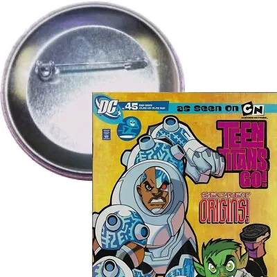 Buy DC Comics Teen Titans Go! #45 Handmade Badge Pin Back Button From Comic YOU PICK • 4.79£