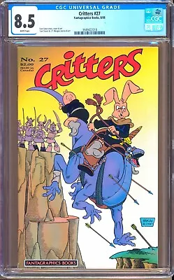 Buy Critters #27 (1988) CGC 8.5  WP  Stan Sakai - Tom  Stazer - J. P. Morgan • 23.97£