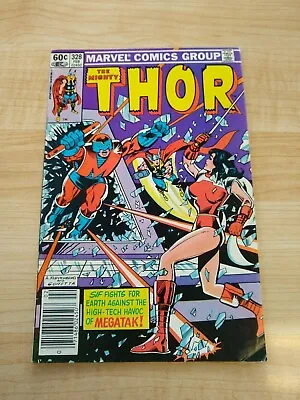 Buy THE MIGHTY THOR #328 By Marvel Comics (1983) Lady Sif, Megatak • 3.15£