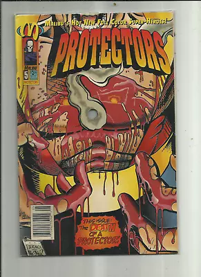 Buy Protectors.  #5 . Malibu Comics .1992 .Bullet Hole Variant • 6.70£
