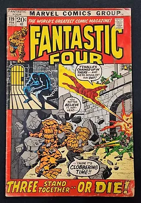 Buy Fantastic Four #119 Feb. 1972 Marvel Comics Black Panther • 7.99£