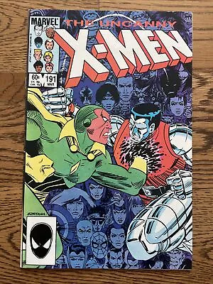Buy Uncanny X-Men # 191 (Marvel 1985) 1st App Nimrod! Spider-Man Crossover NM- • 8.79£