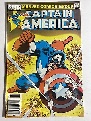 Buy Captain America #275 1st App. 2nd Baron Zemo  Disney MCU Key Falcon NEWSSTAND • 12.06£