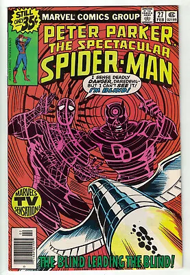 Buy Spectacular Spider-man #27 1st Frank Miller's Daredevil Work. NM- 9.2/NM 9.4 • 51.39£