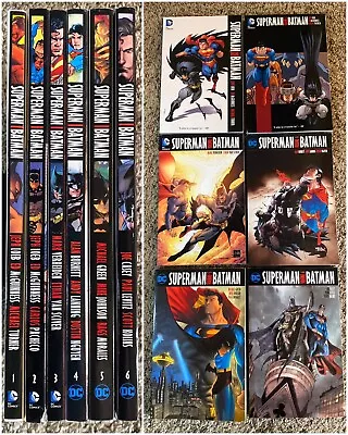 Buy Superman Batman Deluxe TPB Complete Set 1 2 3 4 5 6 - DC Public Enemies Loeb 67 • 63.19£
