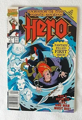 Buy Hero #1 Warrior Of The Mystic Realms (1 Of 6) (1990) VFN- (7.5) Marvel Comics • 3.99£