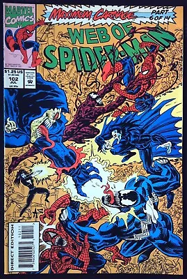 Buy WEB OF SPIDER-MAN (1985) #102 *Maximum Carnage Part Six* - Back Issue • 9.99£