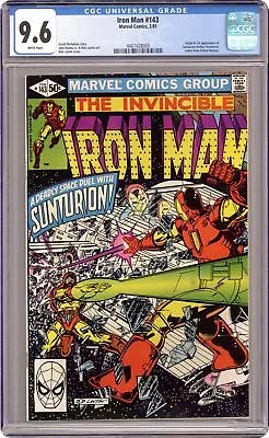 Buy Iron Man #143 CGC 9.6 1981 4407428009 • 86.97£