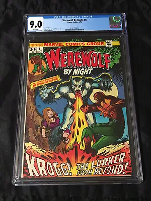 Buy Marvel Comics 1973 Werewolf By Night #8 CGC 9.0 VFNM W/ White Pages • 147.91£