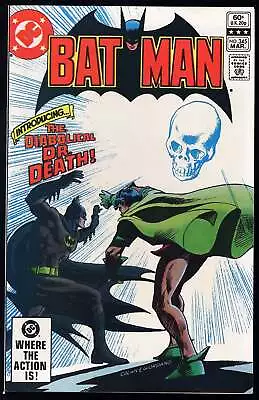 Buy Batman #345 DC Comics 1982 (NM-) 1st Dr. Death Since Bronze Age! L@@K! • 14.22£