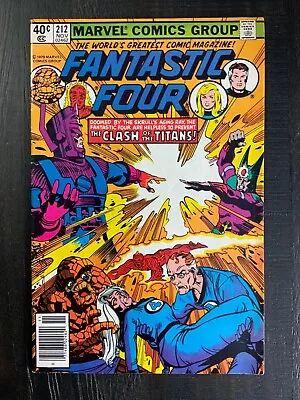 Buy Fantastic Four #212 FN/VF Bronze Age Comic Featuring Galactus And The Sphinx! • 7.19£