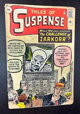Buy TALES OF SUSPENSE #35 (Marvel Comics 1962) -- UK VARIANT -- Low Grade (Miss CF) • 40.31£