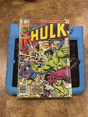 Buy Incredible Hulk #255 | Marvel 1980 | Hulk Vs Thor!  Green Skin Cca • 11.84£