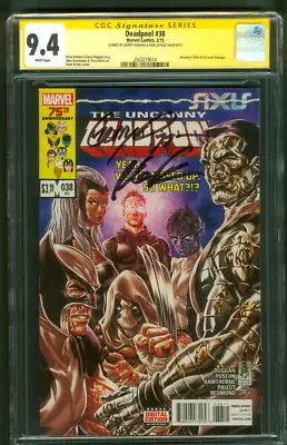 Buy Deadpool 38 CGC 9.4 2XSS Liefeld Duggan Uncanny X Men 210 Homage Key Cover • 78.84£