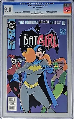 Buy Batman Adventures #12 CGC 9.8 D.C. Comics 1993 1st Appearance Of Harley Quinn • 1,818.40£