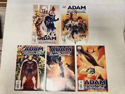 Buy Adam Legend Of The Blue Marvel 1-5 Complete HTF 1st Appearance Marvel 2009 • 367.77£