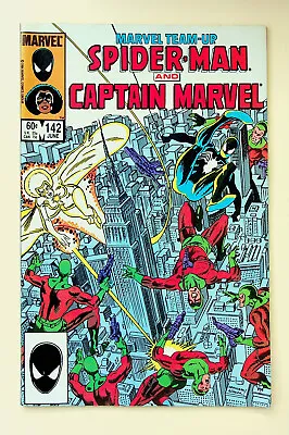 Buy Marvel Team-Up #142 Spider-Man And Captain Marvel (Jun 1984, Marvel) - Very Fine • 7.90£