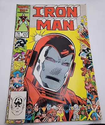 Buy Iron Man  #212  MARVEL Comics 1986  See Pics • 4.75£