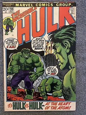 Buy Incredible Hulk #156 Will Negotiate And Will Provide More Pix Upon Request • 110.42£