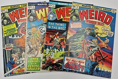 Buy X4 WEIRD WONDER TALES #1-6 MARVEL HORROR COMICS 1975 - Stan Lee • 14.50£