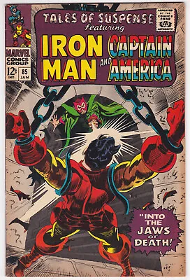 Buy Tales Of Suspense #85 Fine 6.0 Captain America Iron Man Jack Kirby Art 1967 • 16.68£