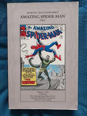 Buy Marvel Masterworks The Amazing Spider-Man 1965 Vol 3 Collects #20-31, Annual #2 • 19.99£