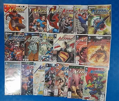 Buy Action Comics 9  Calvin Ellis Black Superman #0-17 + Annual. 2012 The New 52 • 15.98£